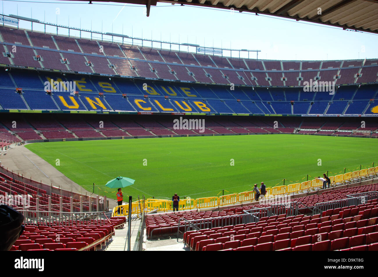 Camp Nou, stadio di calcio di Barcellona Spagna Foto Stock