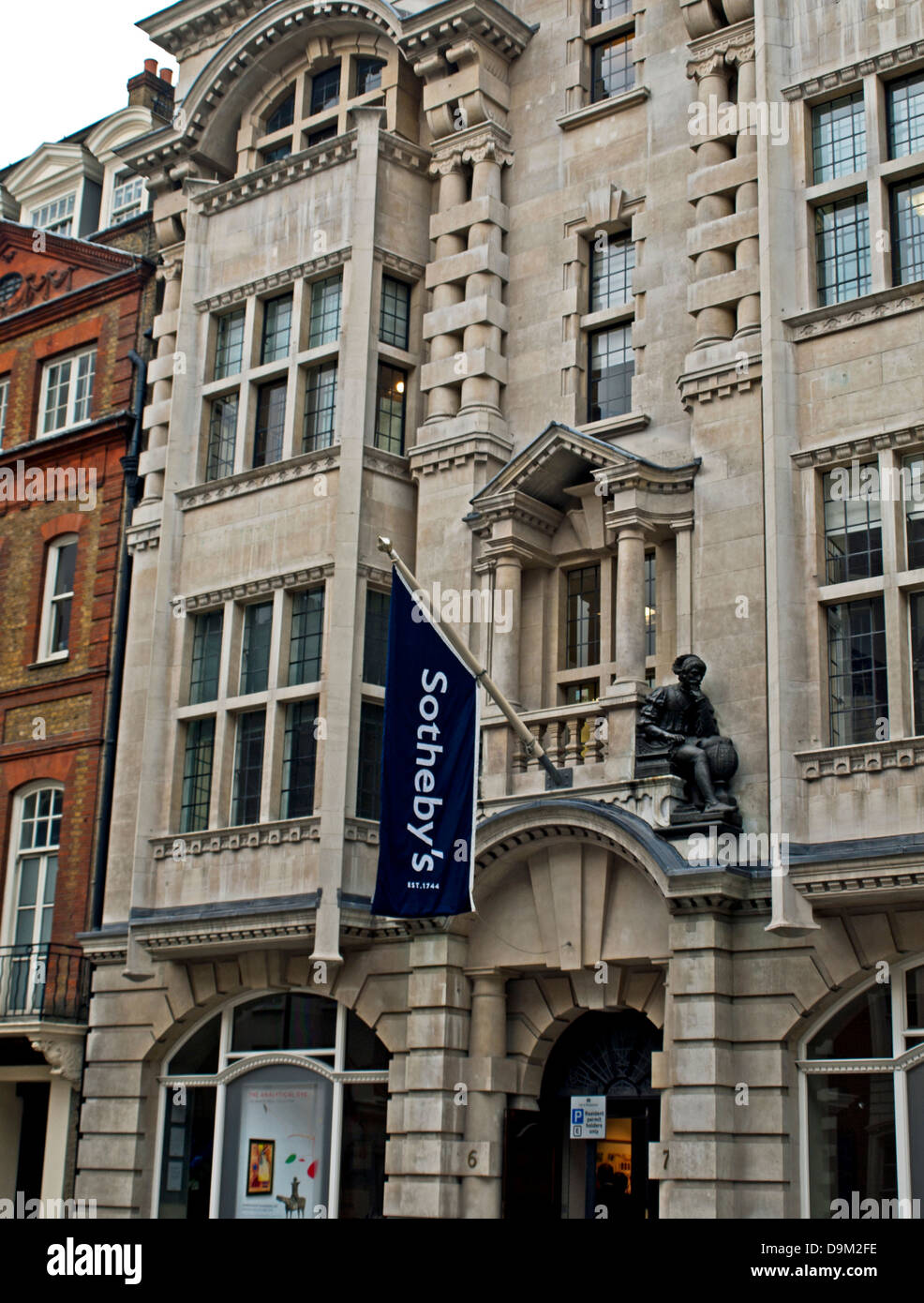 Sotheby's auction house, uno dei più grandi del mondo brokers di arte, gioielli, immobiliari e del collezionismo Foto Stock