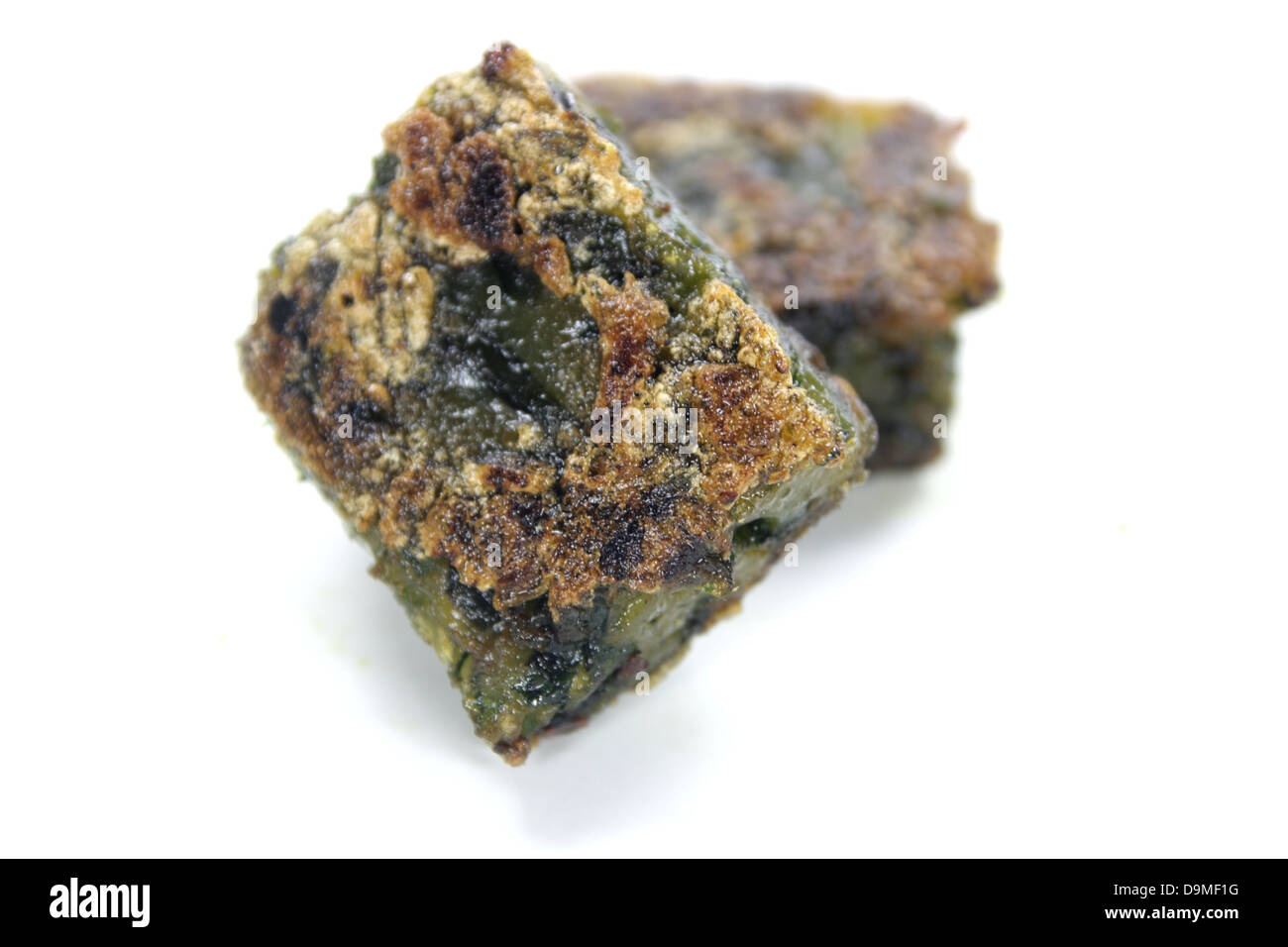 Thai - cibo Cinese , fritto aglio cotti al vapore di erba cipollina Foto Stock