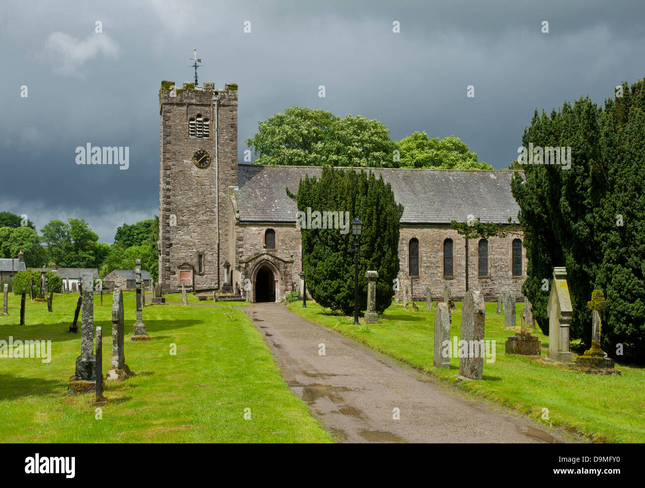 St Oswald è la Chiesa, Ravenstonedale, Cumbria, England Regno Unito Foto Stock