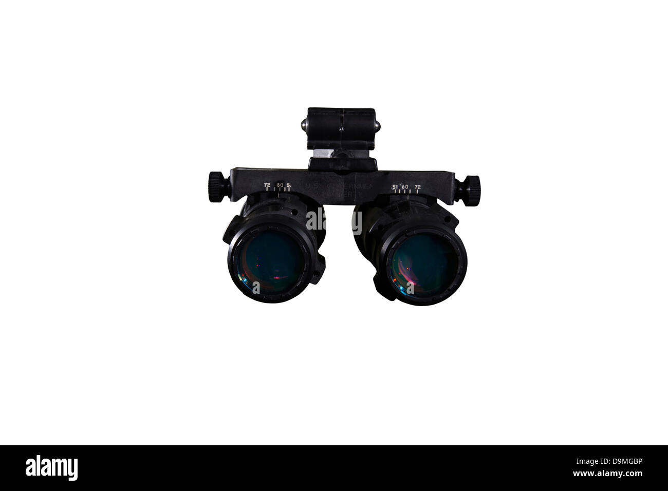 Un/AVS-6 occhiali per visione notturna utilizzato dai militari. Foto Stock