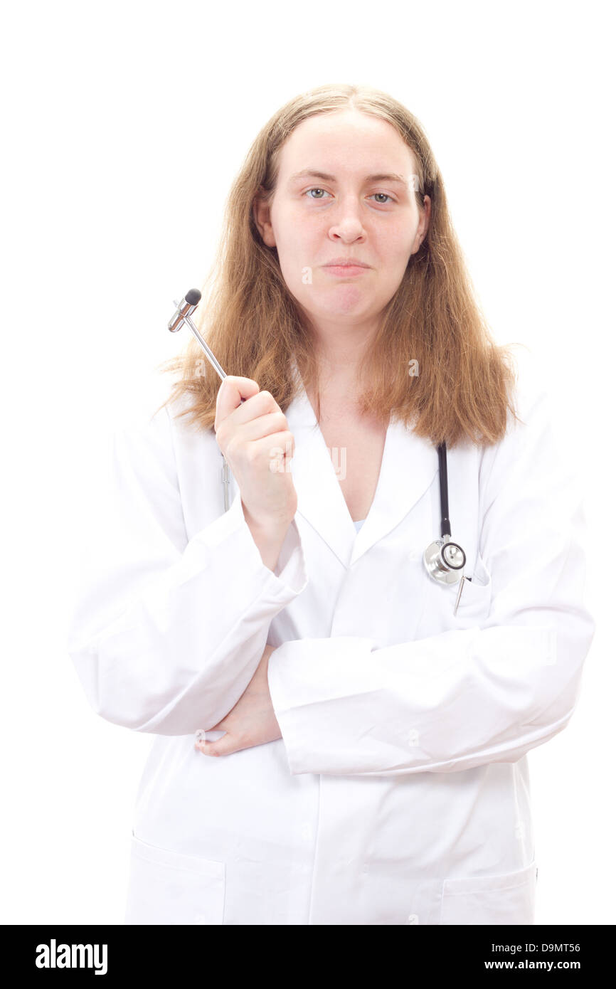 Donne medico pronto a lavorare Foto Stock