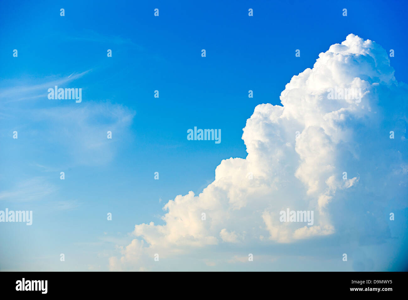 Nubi cumuliformi Foto Stock