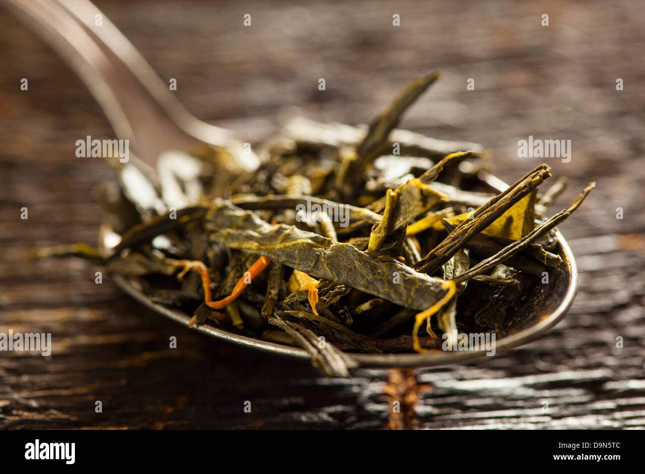 Caldo sano organico tè verde con antiossidanti Foto Stock