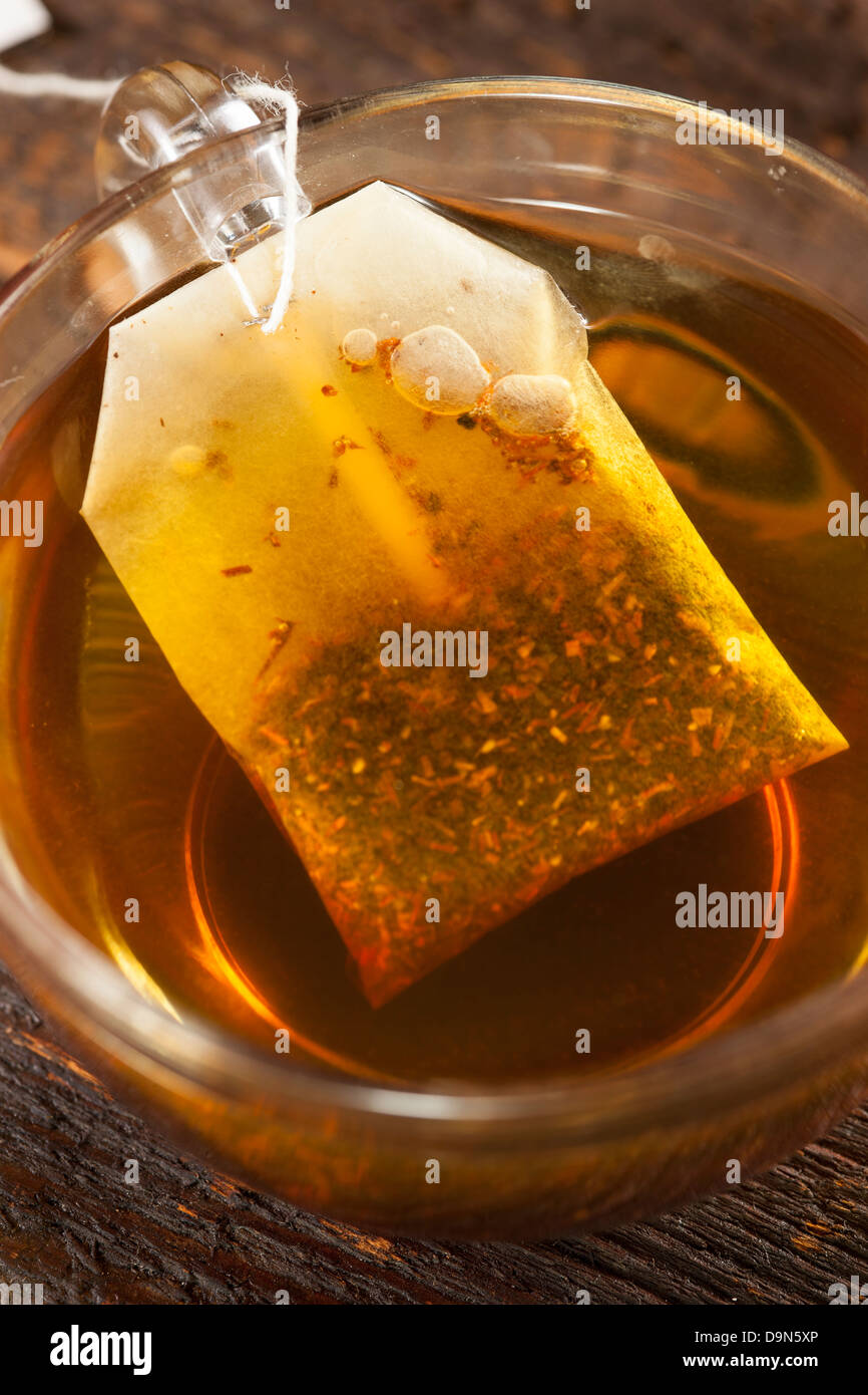 Caldo sano organico tè verde con antiossidanti Foto Stock