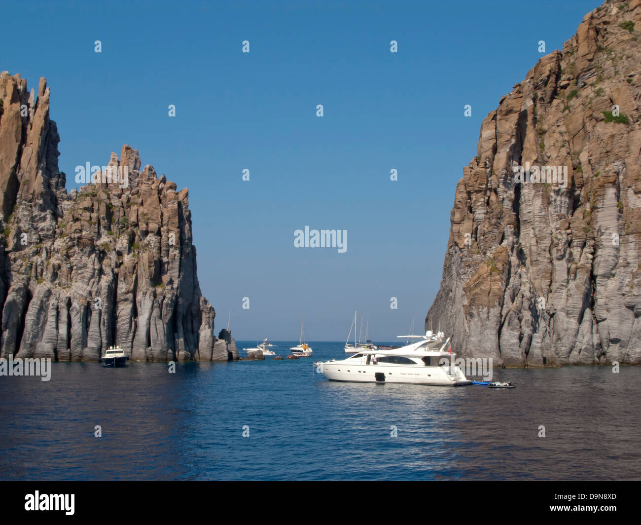 Basiluzzo isola,Isole Eolie,sicilia,Italia Foto Stock