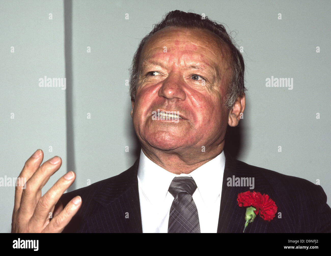 Aldo Ray American film actor 1986 Foto Stock