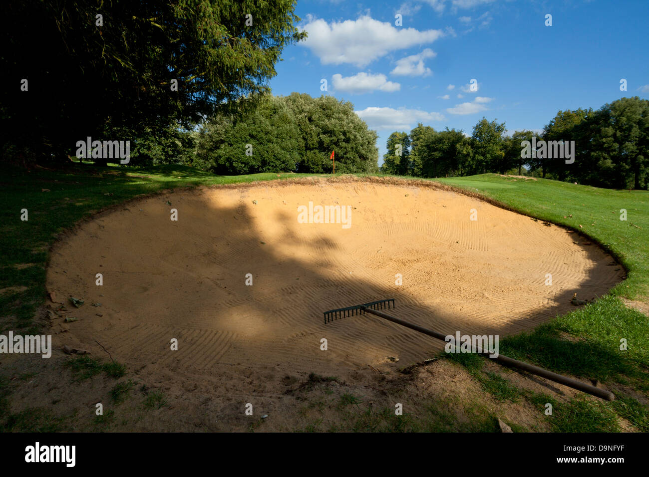 Il bunker di sabbia. Foto Stock