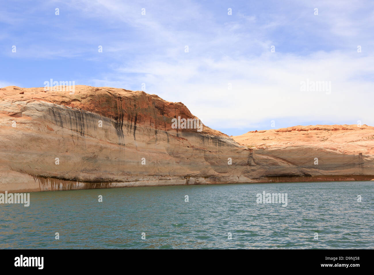 Halls Creek braccio presso il lago Powell in Utah Foto Stock