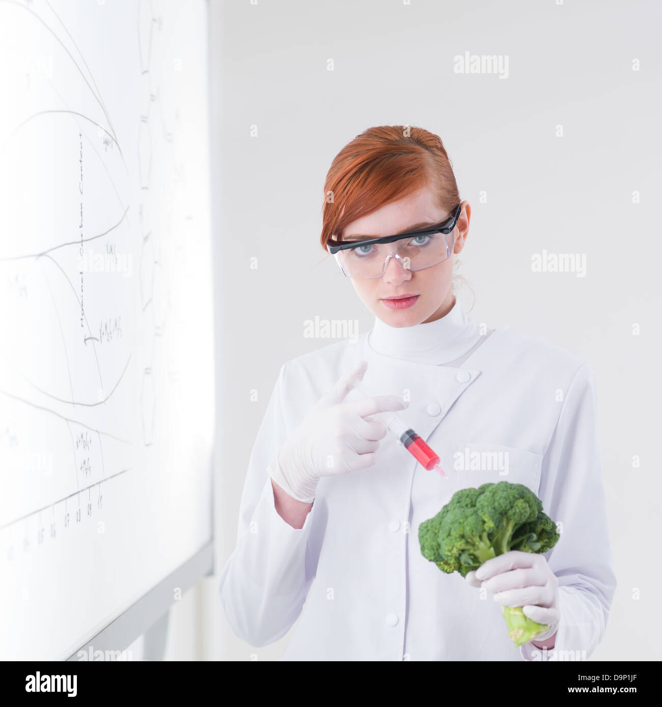 Applicate scienze-biologia attenzione aziendale nera chimica farmacia classe concentrazione college copy-spazio costume cute svil Foto Stock