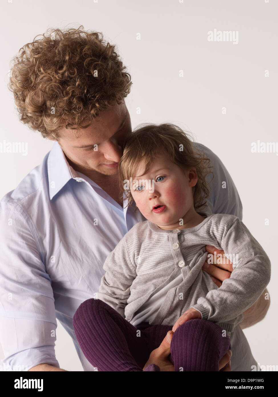 Padre e figlia Foto Stock