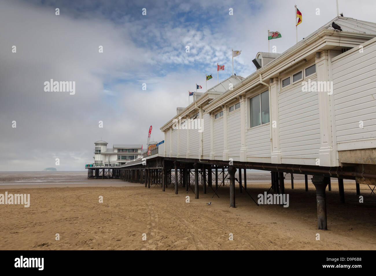 Grand Pier Weston Super Mare Foto Stock