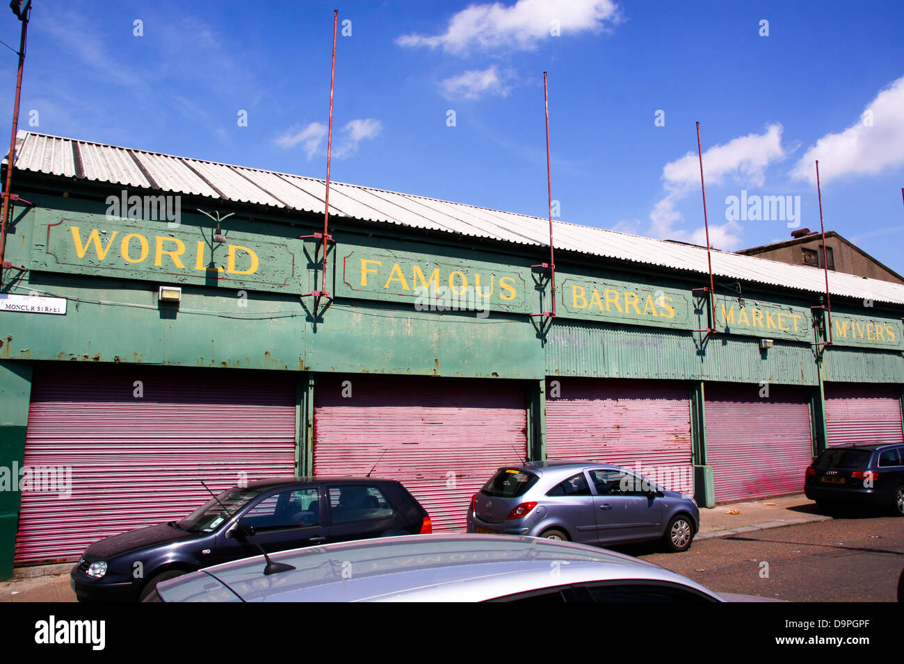 Famosa in tutto il mondo mercato Barras Glasgow Foto Stock