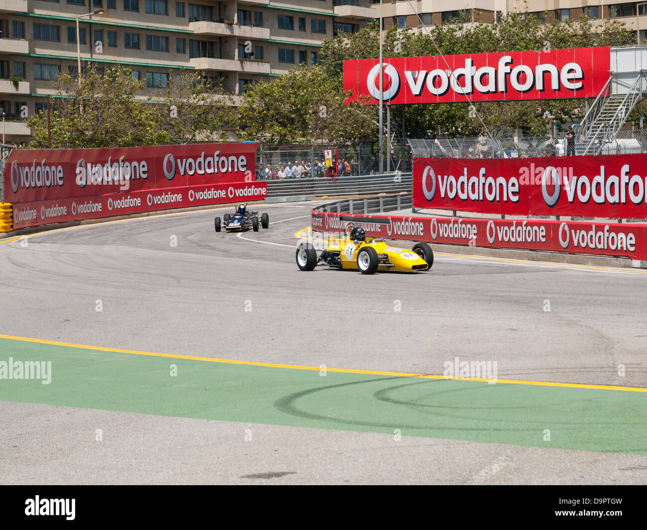 Oporto, Portogallo, 22 giugno 2013, il Circuito da Boavista - Historic Grand Prix 2013 - Formula Ford 2 Francia storico, Gara 1, Joao Campos Costa (1° posto) pilotare un Merlyn MK24 Foto Stock