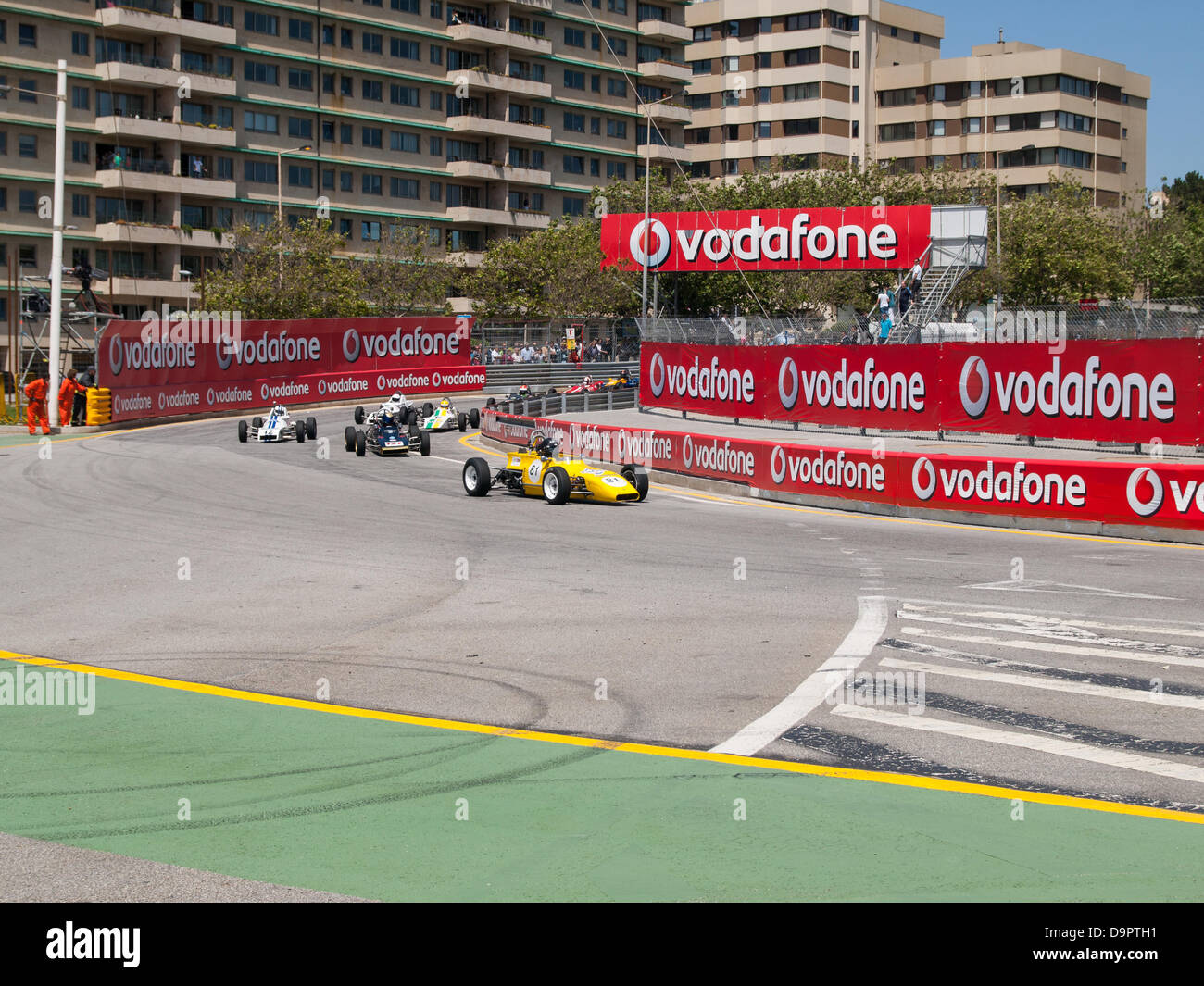 Oporto, Portogallo, 22 giugno 2013, il Circuito da Boavista - Historic Grand Prix 2013 - Formula Ford 2 Francia storico, Gara 1, Joao Campos Costa (1° posto) pilotare un Merlyn MK24 Foto Stock