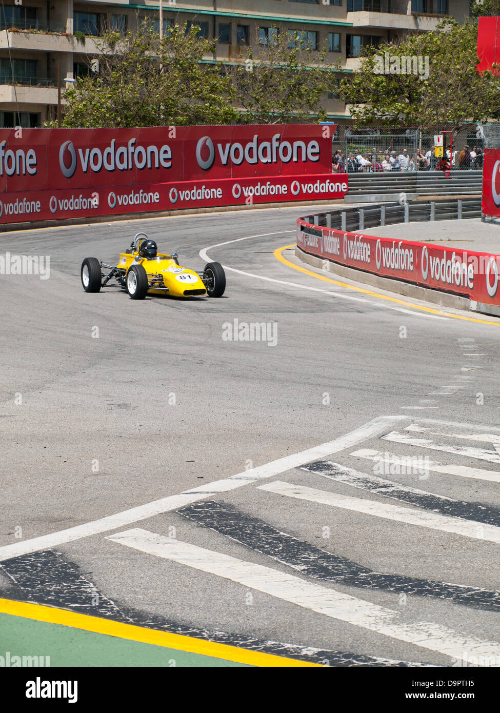 Oporto, Portogallo, 22 giugno 2013, il Circuito da Boavista - Historic Grand Prix 2013 - Formula Ford 2 Francia storico, Gara 1, Joao Campos Costa (1° posto) pilotare un Merlyn MK24 Foto Stock