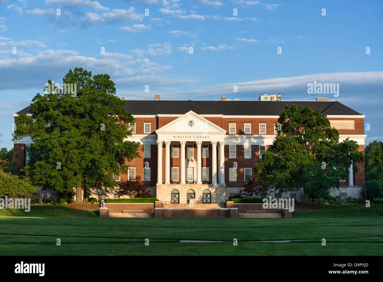 McKeldin Library, Università di Maryland College Park, Maryland, Stati Uniti d'America Foto Stock