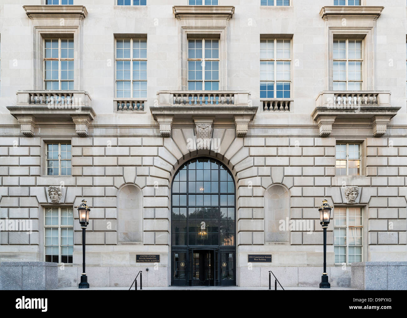 Edificio di EPA, United States Environmental Protection Agency, Washington DC, Stati Uniti d'America Foto Stock