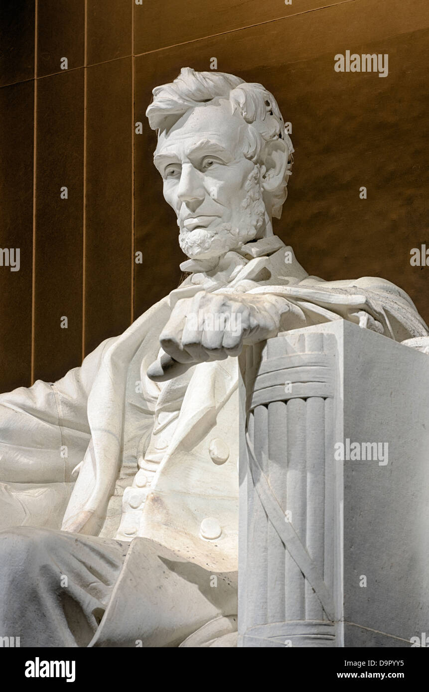 Il Lincoln Memorial, Washington DC, Stati Uniti d'America Foto Stock