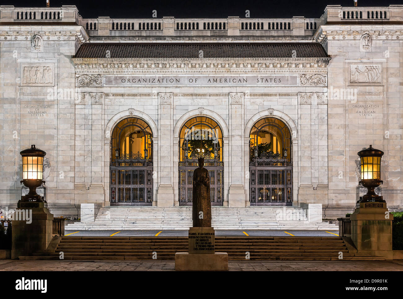 Organizzazione degli Stati Americani edificio, Washington DC, Stati Uniti d'America Foto Stock