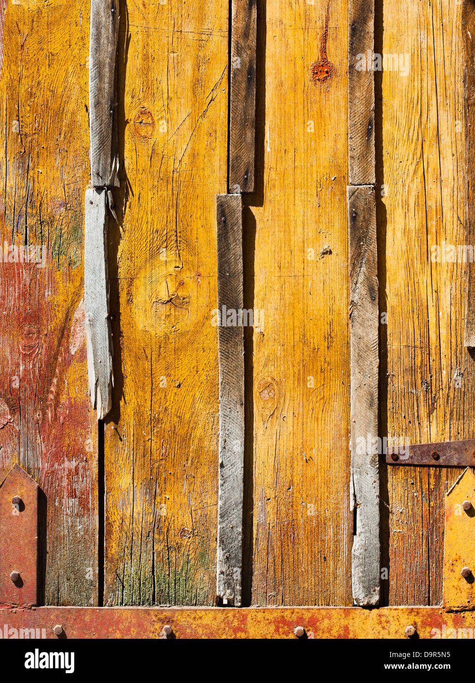 Vecchio, incrinato Sfondo legno, ad alta risoluzione Foto Stock