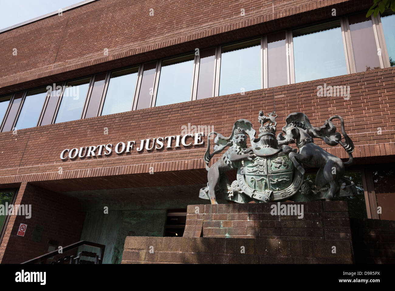 Esterno del Portsmouth Crown Court. Foto Stock