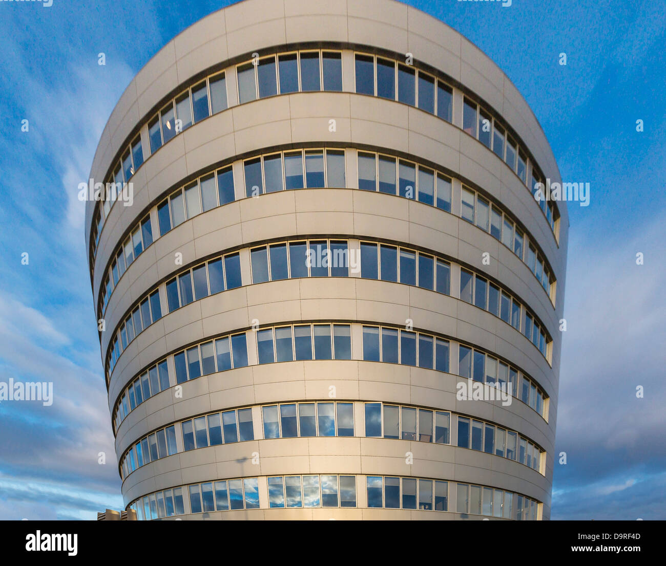 Moderno edificio a Reykjavik, Islanda Foto Stock