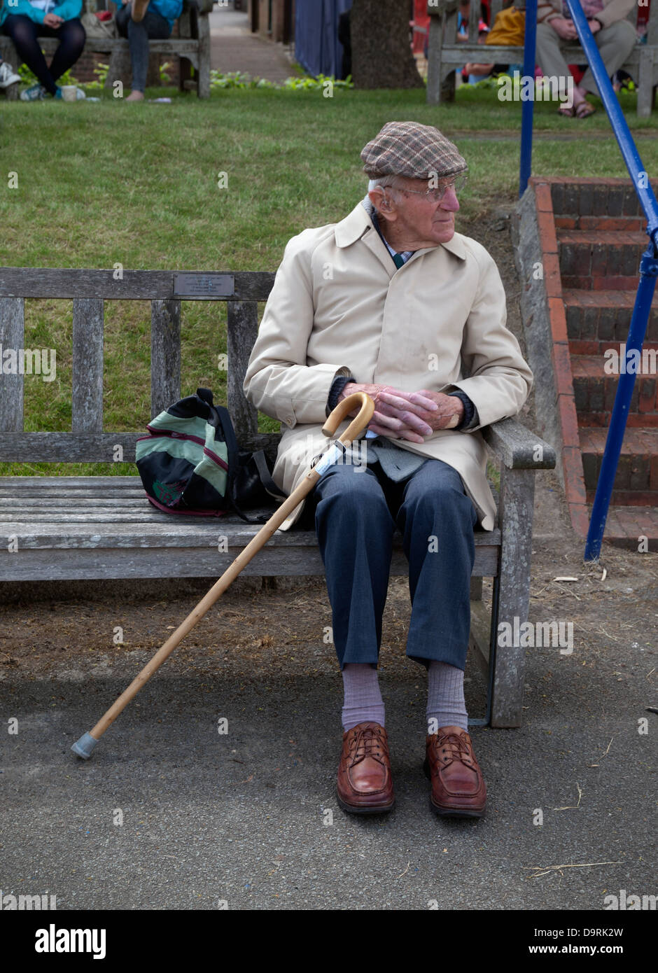 Un visitatore a Eastbourne AEGON International Tennis Championship Foto Stock