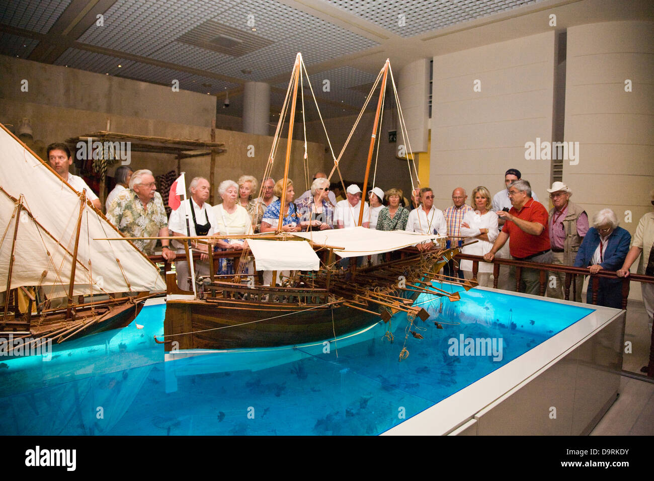 Visualizzare presso il Museo Nazionale del Bahrain, Manama, Bahrain Foto Stock