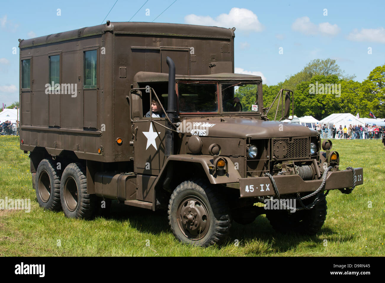 La guerra militare rievocazione presso l'Overlord visualizza, Waterlooville, Hampshire, Regno Unito Foto Stock