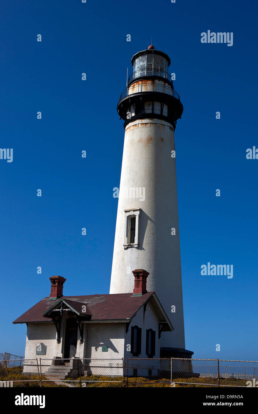 Pigeon Point Lighthouse, Pescadero, California, Stati Uniti d'America Foto Stock