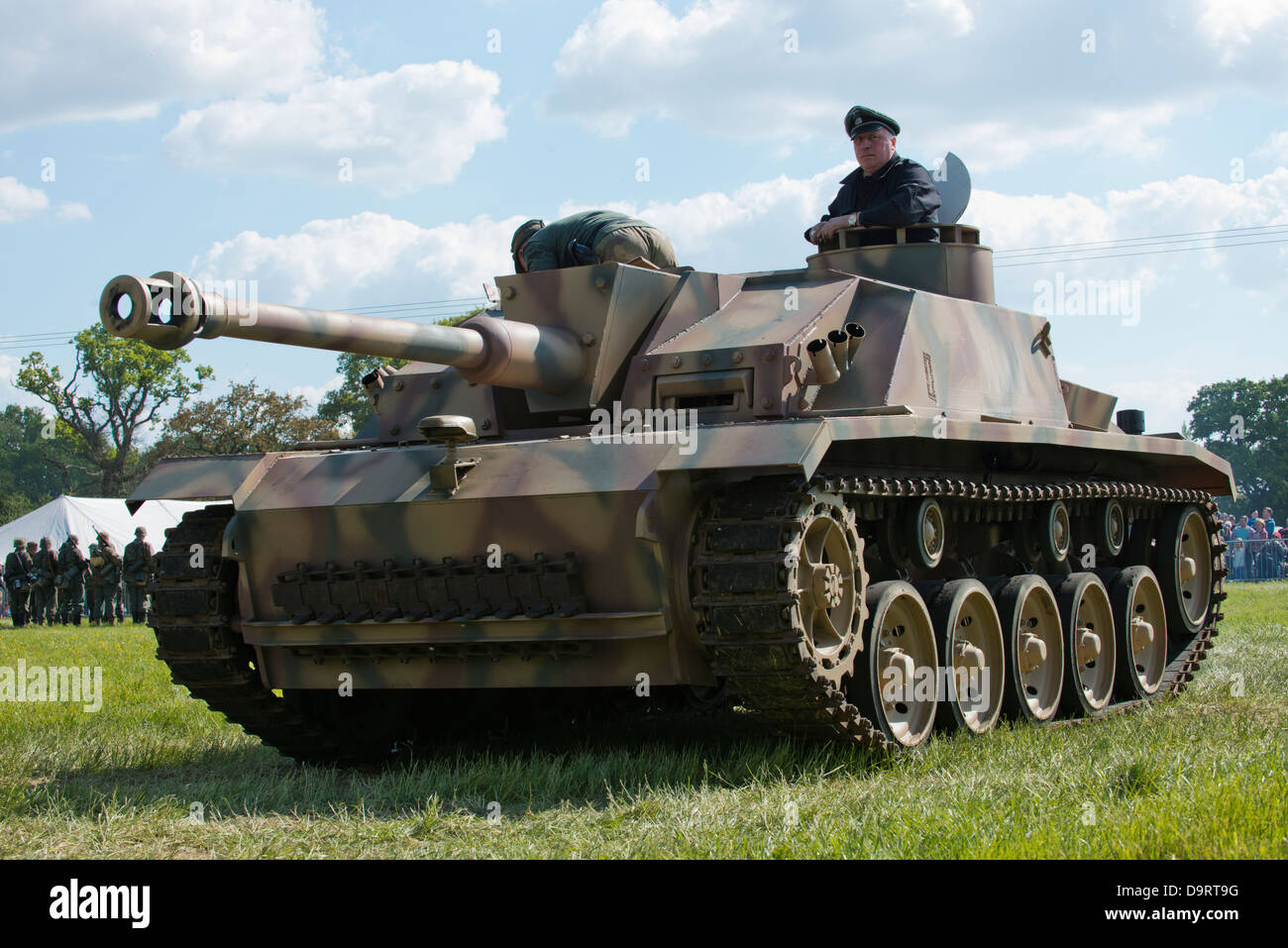 La guerra militare rievocazione presso l'Overlord visualizza, Waterlooville, Hampshire, Regno Unito Foto Stock