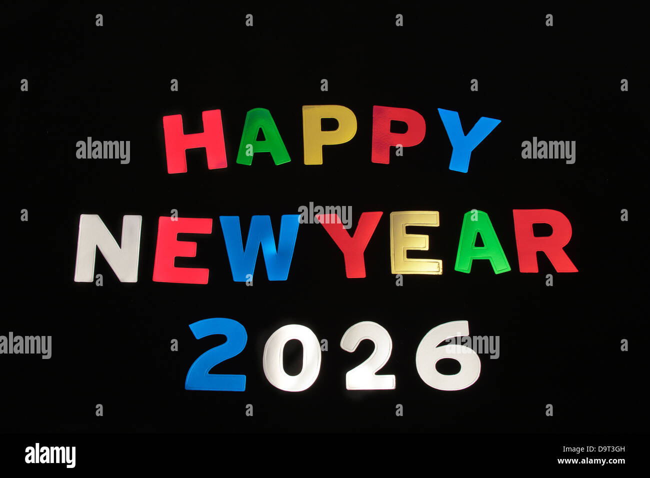 Felice anno nuovo 2026 Foto Stock