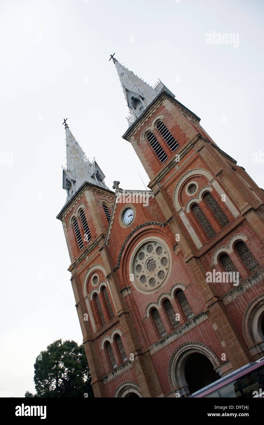 Notre Dame de la cattedrale di Saigon Foto Stock