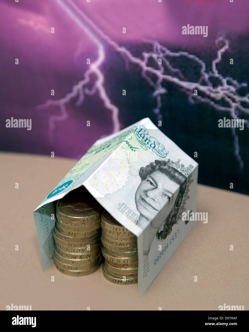 Rappresentazione di tax shelter o haven Foto Stock