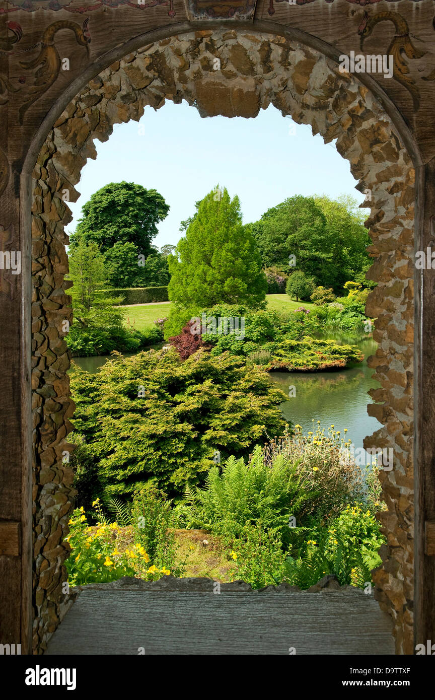 sandringham house gardens, norfolk, inghilterra Foto Stock