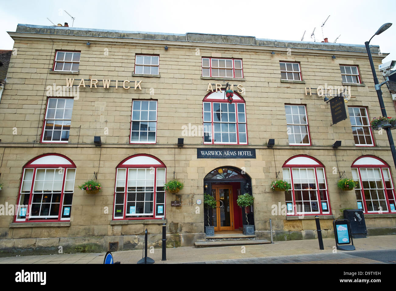 Warwick Arms Hotel High Street Warwick Regno Unito Foto Stock