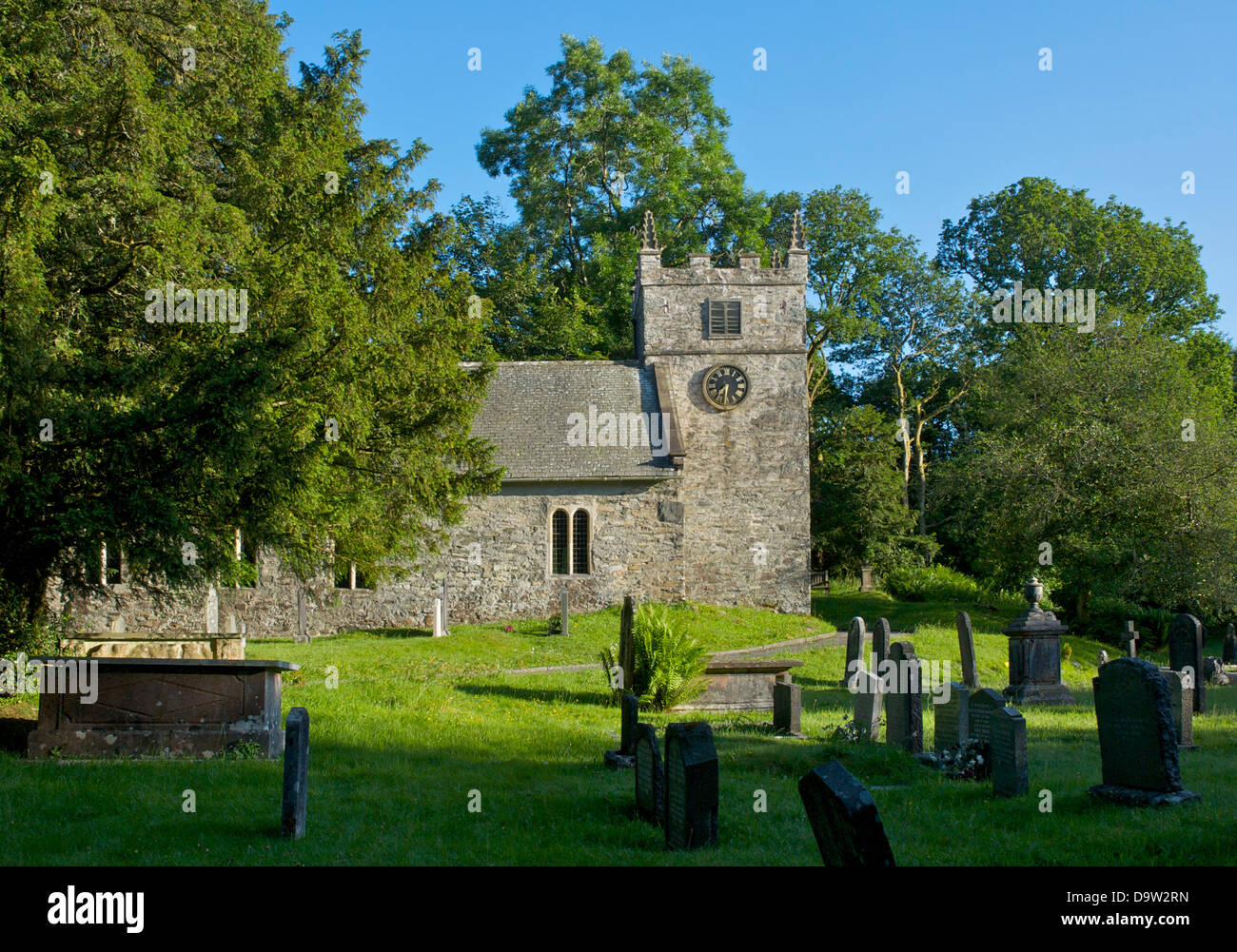 Chiesa di Santa Maria, Staveley-in-Cartmel, South Lakeland, Cumbria, England Regno Unito Foto Stock