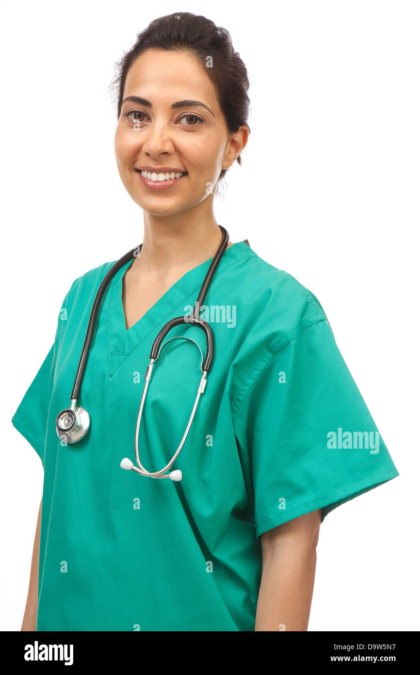 Medico femmina infermiera asiatica chirurgo Foto Stock