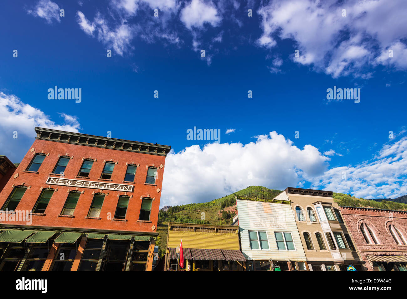 Il Nuovo Hotel Sheridan, Telluride, Colorado, STATI UNITI D'AMERICA Foto Stock