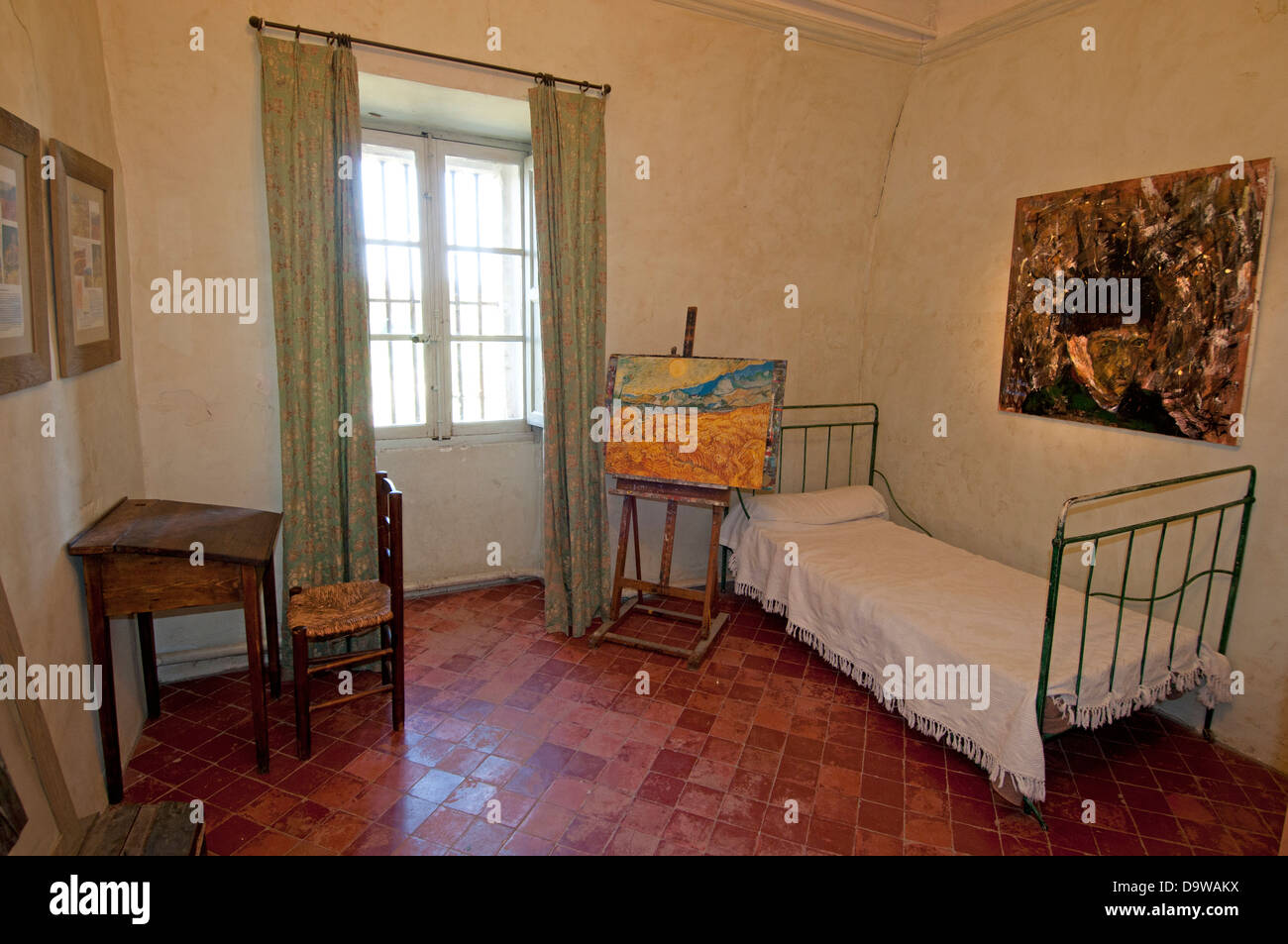Camera Vincent Monastero Saint Paul de Mausole Saint Remy de Provence Francia Camera da Letto Vincent van Gogh 1853-1890 Paesi Bassi Paesi Bassi Foto Stock
