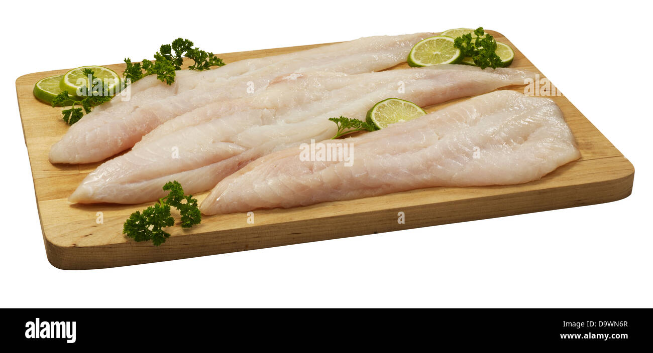 merluzzo crudo Foto Stock