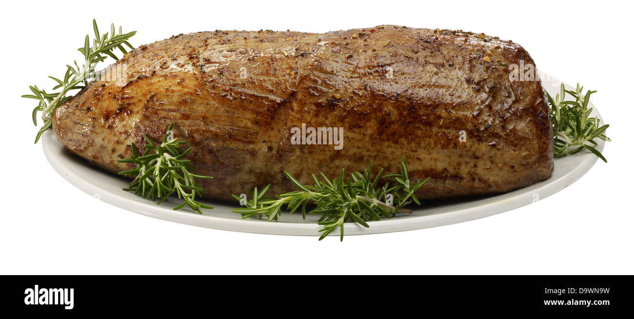 Carni bovine eye round roast Foto Stock