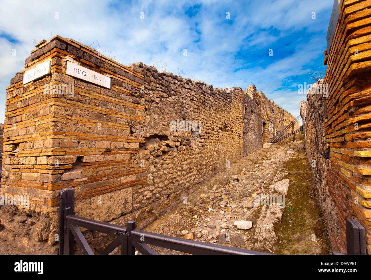 L'Italia. Rovine di Pompei Foto Stock