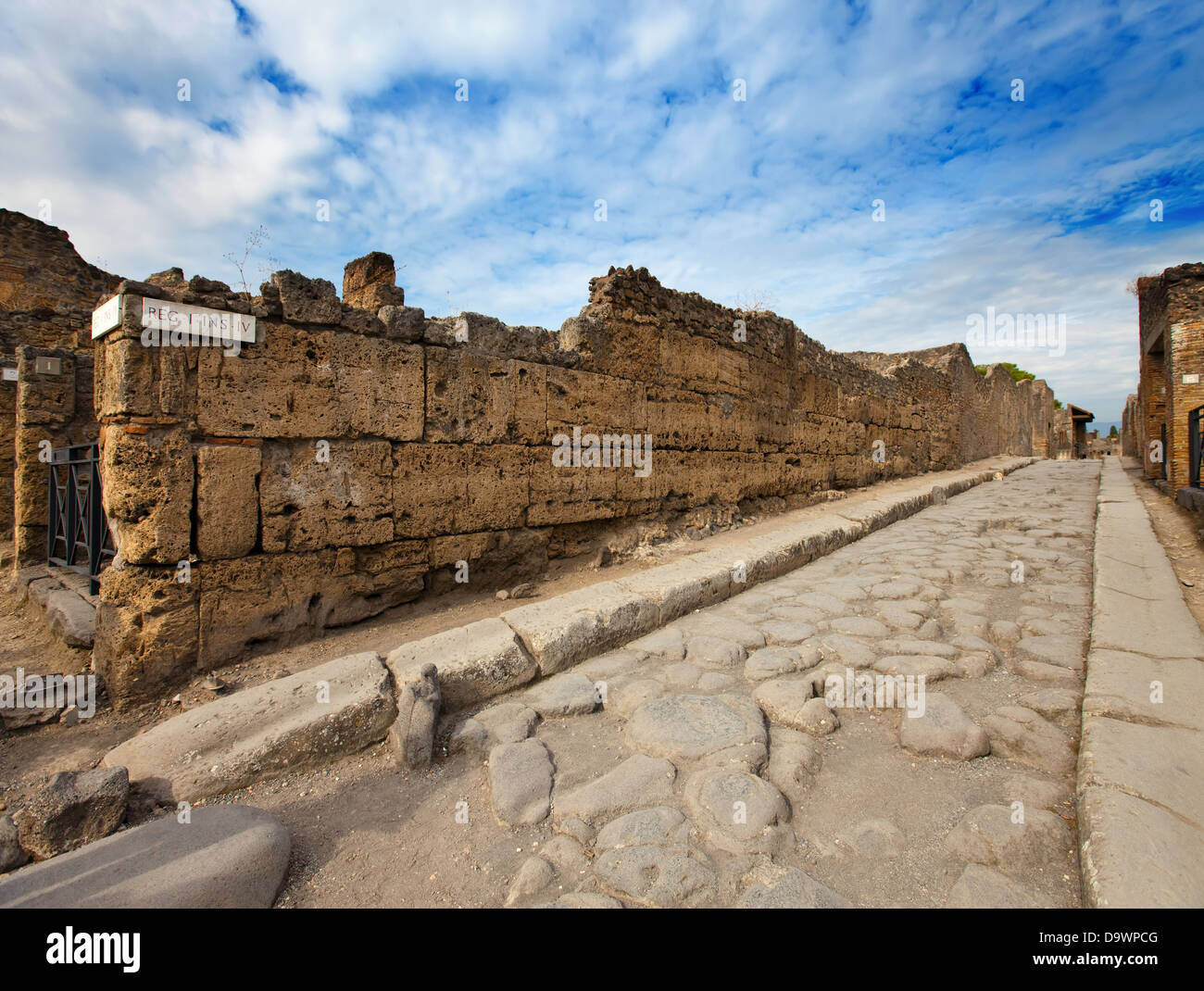 L'Italia. Rovine di Pompei Foto Stock