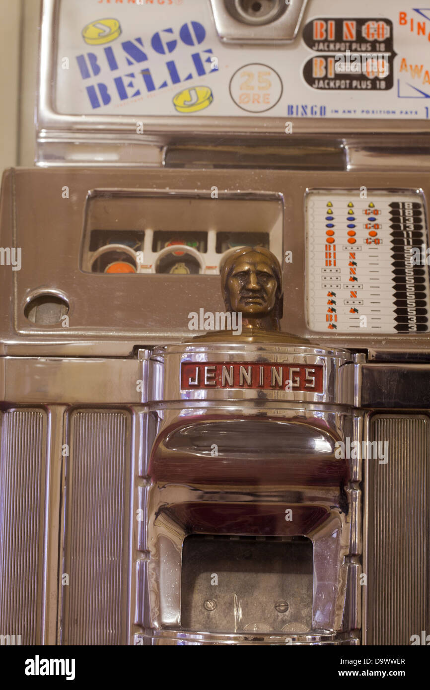 1930 Jennings Slot Machine Foto Stock