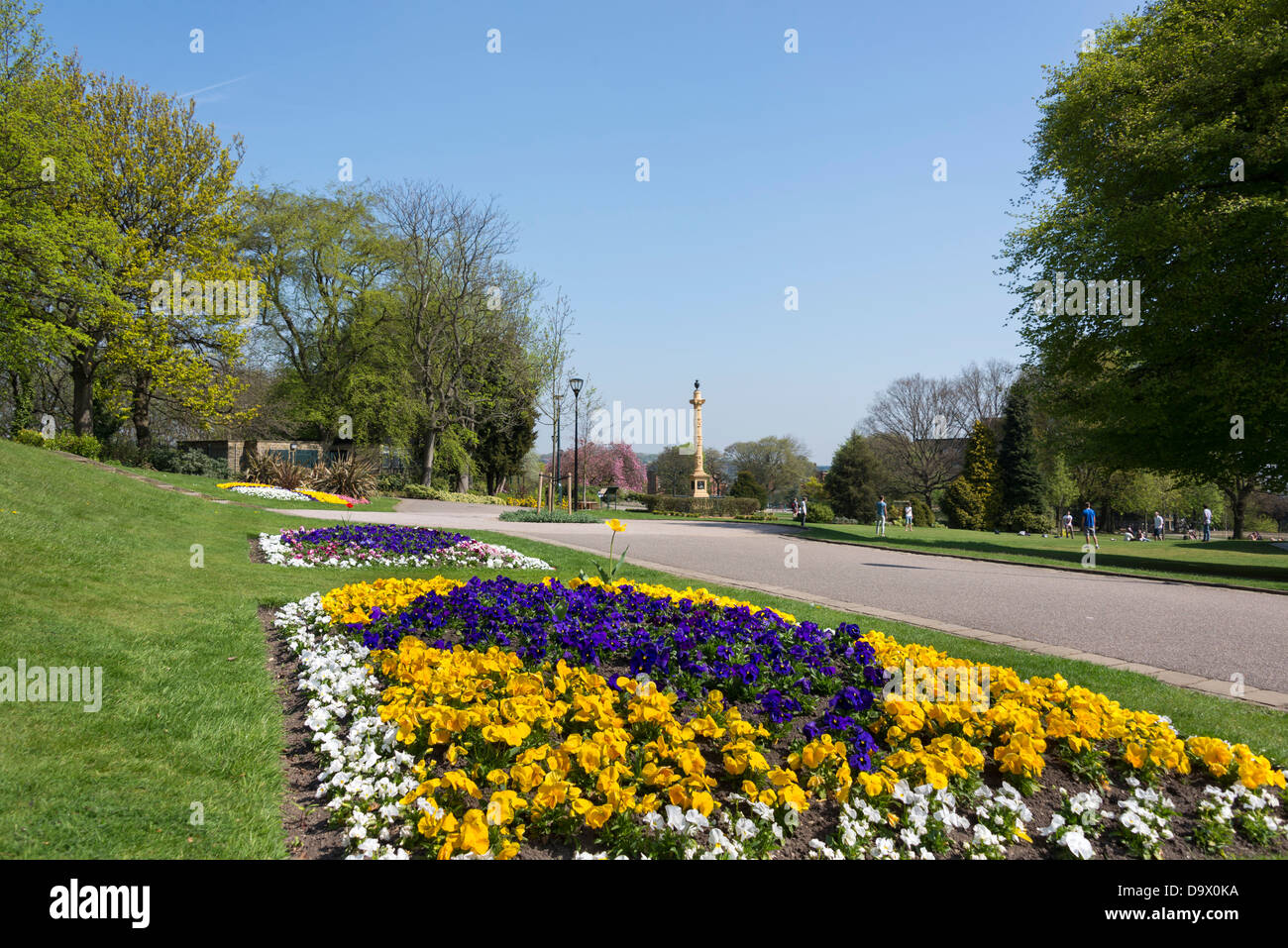 Weston Park, Sheffield South Yorkshire, Inghilterra. Foto Stock