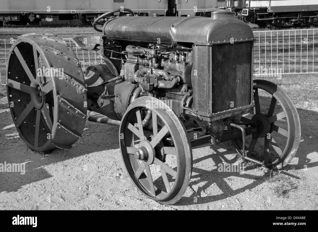 Vecchio trattore Foto Stock