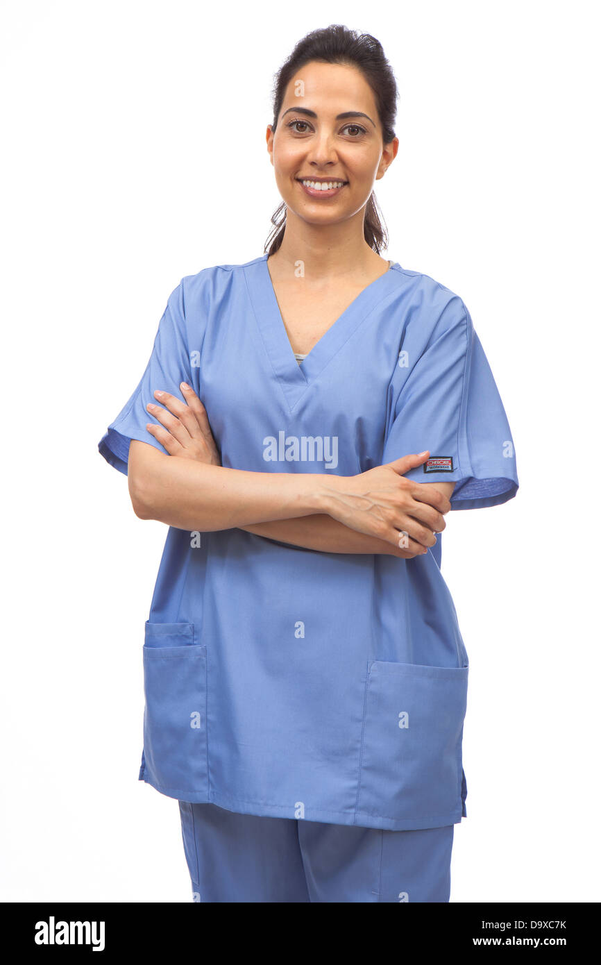 Medico femmina infermiera asiatica chirurgo Foto Stock