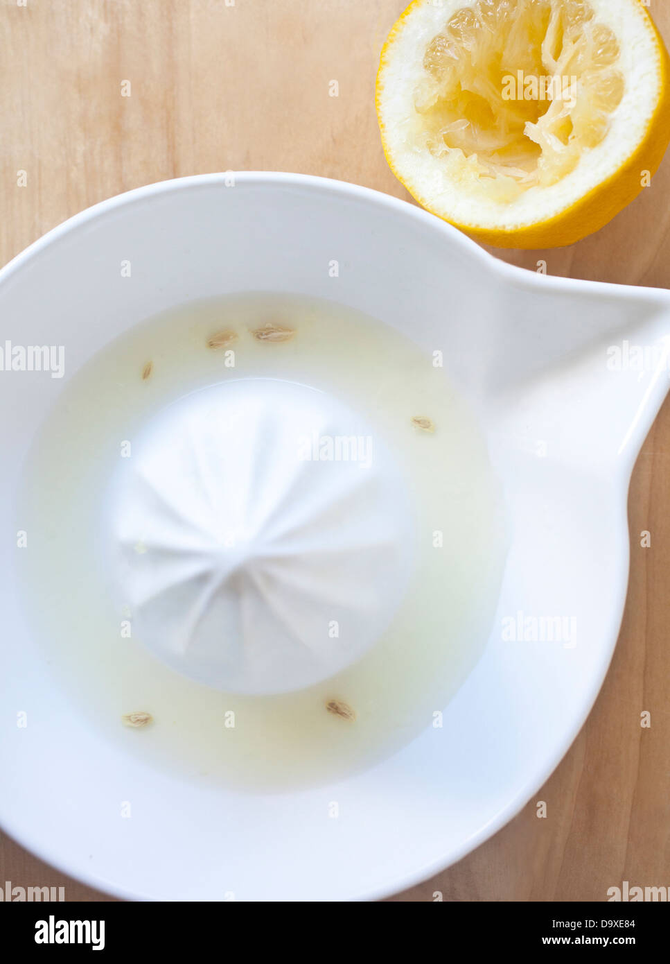 Succo di limone Foto Stock